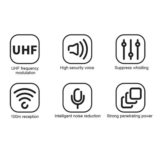 Wireless Microphone G-MARK G320AM Professional UHF 2 Channels Karaoke Mic Handheld Automatic Frequency Adjustable 100M