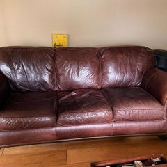 3 seater leather couch