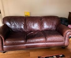 3 seater leather couch
