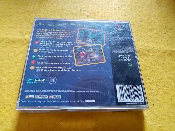 M & M s she'll shocked PlayStation1 Ps1 PlayStation 2 ps2 games Original