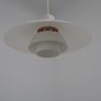 Vintage White Pendant Light PH4/3 by Poul Henningsen for Louis Poulsen, Denmark, 1970s. Image 7