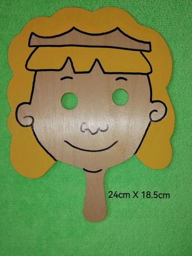 6 Quality Wooden Masks for Storytelling/Drama/Play