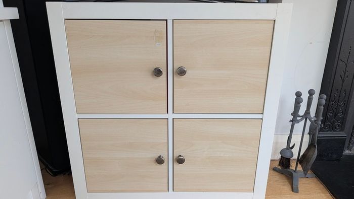 Kallax storage 2x2 with Doors & Handles