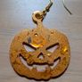 Handmade Halloween Pumpkin Earrings Image 2