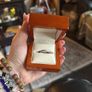 white gold wedding band Image 5