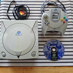 Dreamcast Console With 1 Game/1 Controller and AV Cable