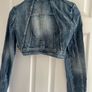 Short Cropped Denim Jacket Size S Image 3