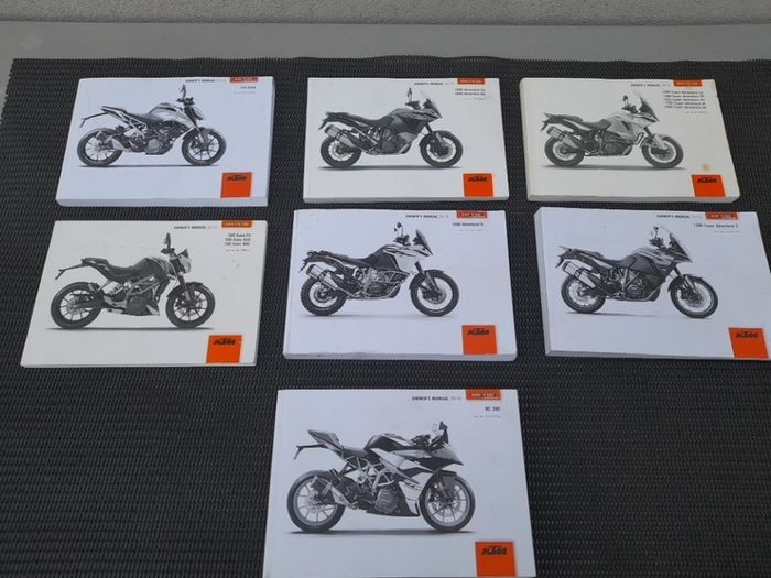 KTM Owner's Manuals
