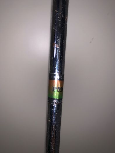 Non branded black putter golf club