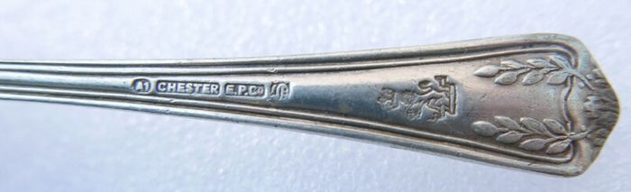 Vintage CHESTER Silver Plated Spoon