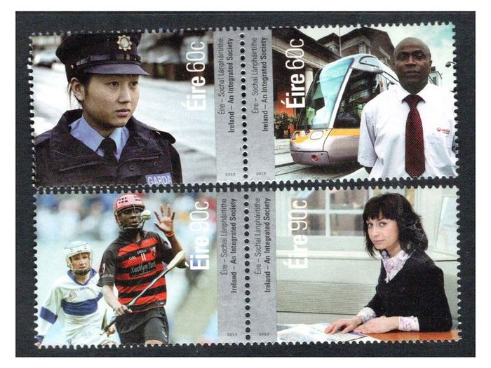 2013 Ireland Ireland an Integrated Society Commemorative Stamps Mint Never Hinged (MNH)