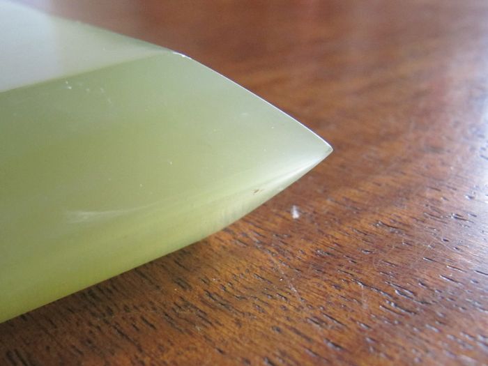 Unique Rare Brazilian Dark Green Onyx Plinth / Base