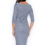 Pencil Dress With Stripes Image 5