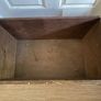 Vintage Industrial Wooden Storage Drawer / Crate with Brass Cup Handle Image 2