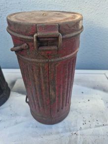 Orginal Wehrmacht, gas mask container WWII