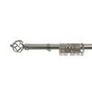 NEW - Brushed Nickel Basket Curtain Pole Image 8