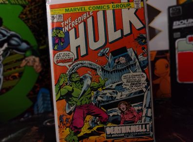 The Incredible Hulk ! Issue #185 ! Death of Colonel Armbruster ! Bronze Age Comic from 1974