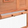 Chicken Coop with Nest Box Solid Fir Wood Image 8