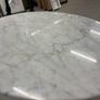 Round marble tulip table Image 2