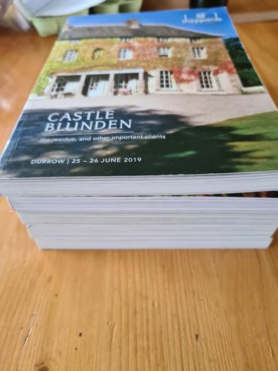 Great Irish Houses  Interiors . 5 X FABULOUS LARGE CATALOGUES. Including Collattin House Wicklow & Castle Blunden.all In Very Good Condition.