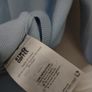 baby blue knit half zip from Gym Coffee Image 5