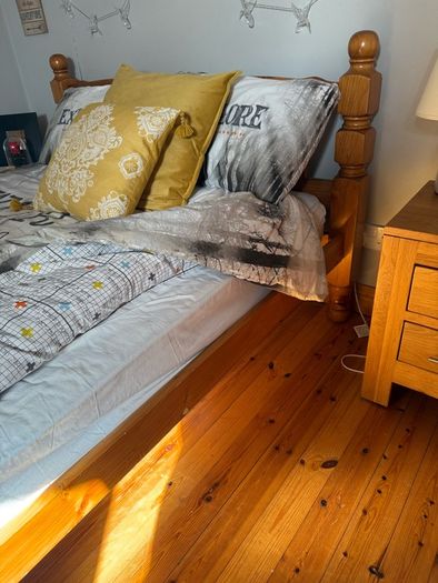 Double Bed Frame with Mattress