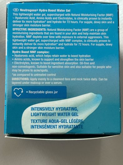 Neutrogena Hydro Boost Water Gel with Hyaluronic Acid, Amino Acids & Electrolytes