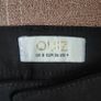 QUIZ cuffed black cargo pants, size 8 Image 6