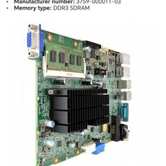 Desktop  Motherboard P/N: 3759-000011-03 Board Model: SUGI (V3.1) Ports: 4- USB, 1- VGA, 1- Serial, 2- RJ-45 RAM Memory Slots: 1- DDR3