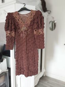 Brown Vintage Dress 12