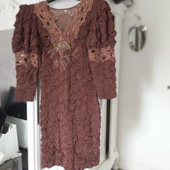 Brown Vintage Dress 12
