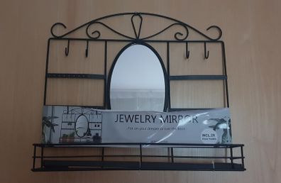 New Metal Jewellery Organiser Mirror