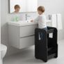 ComfortCove Wooden Toddler Tower Black Image 3