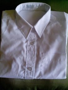 White School Shirt. Age 5-6