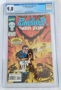 The Punisher War Zone Marvel Wolverine Issue 19 CBCS / CGC 9.8 Certified Graded Comic Framed  DC