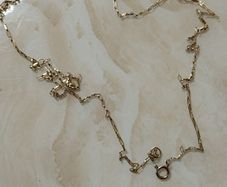 9k gold necklace