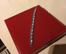 Costume Blue Stone Bracelet.