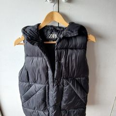 Zara Kids Black Puffer Gilet Bodywarmer