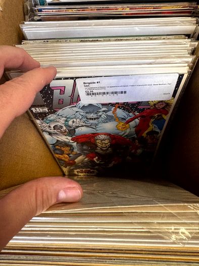 Image & Top Cow Long Comic Box w 320 comics for Sale