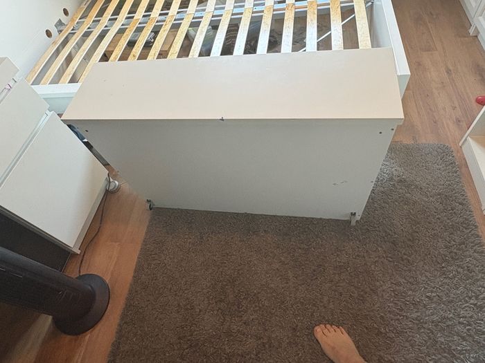 malm double bed frame