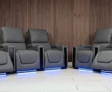 Sienna electric cinema Seating recliner sofa 3+2
