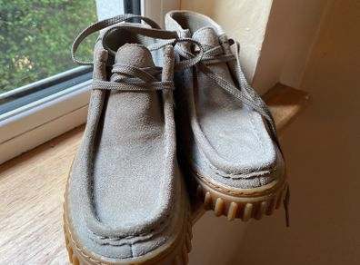 shoe girl clarks tor hill k sage grey size 33