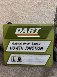 Vintage Dart Station Sign