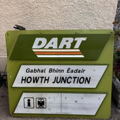 Vintage Dart Station Sign