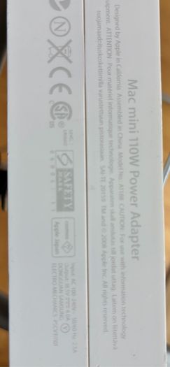 Apple Mac Mini 110W power adaptor