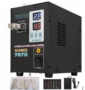 737g Pulse Spot Welder 220v 1.5kw Battery Welding Machine W/ Nickel Strip