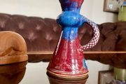 Vintage Glossy Michael Kennedy Sligo Handmade Candle holder with Stylised Handle