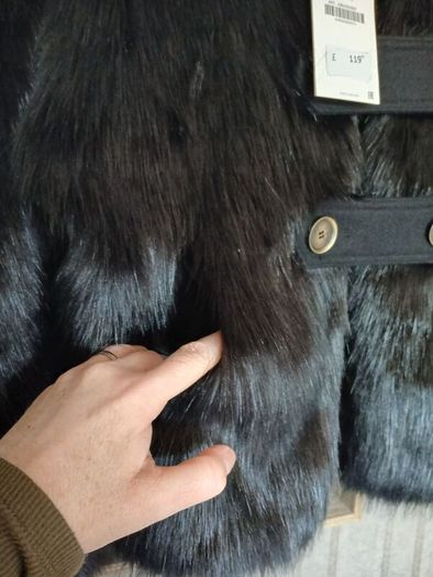Zara srpls faux fur jacket brand new with tags
