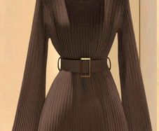 Fashionable Elegant Sweater Dress