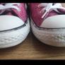 Converse Chuck Taylor All Star Low Violet Pink Glitter Sneakers - Junior US 5.5 / UK 5 / EUR 38 Image 8